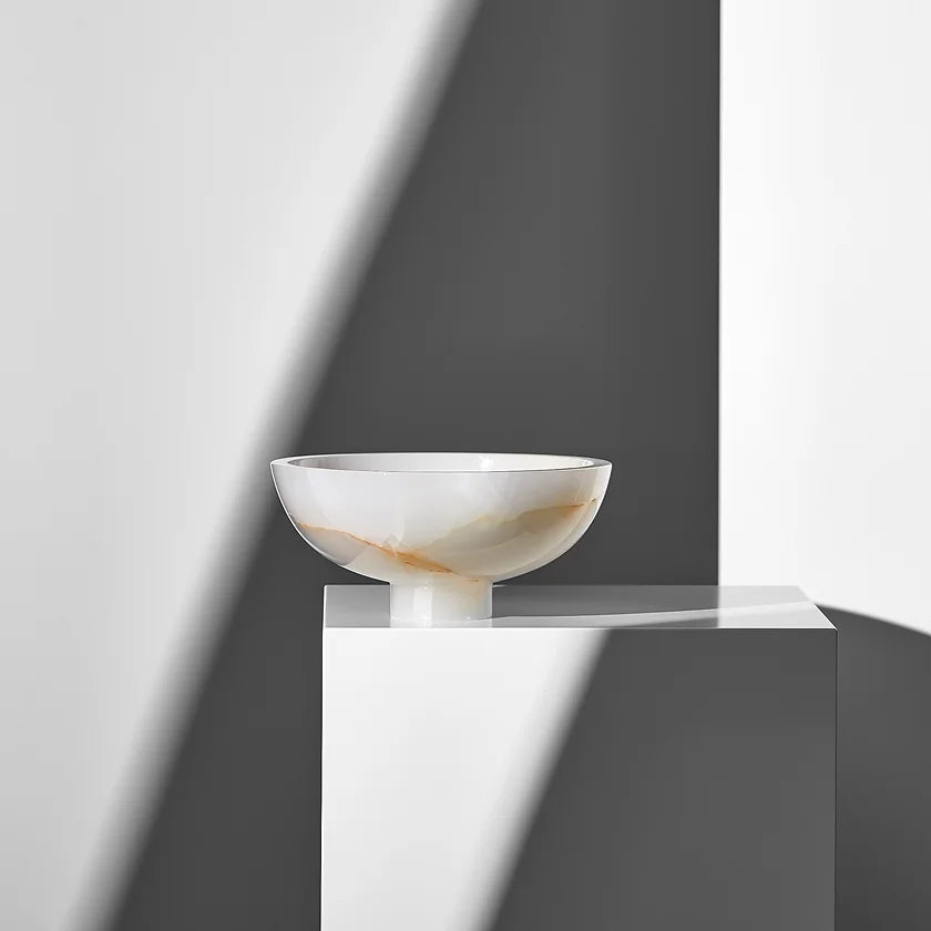TwoSideStory Bowl White Onyx