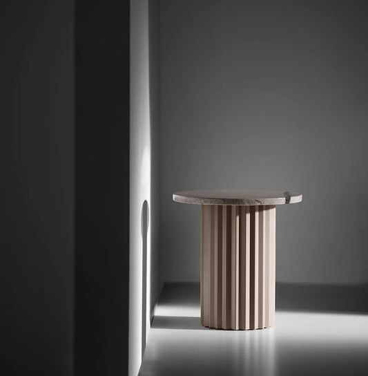 Column/Marble Table 40x41 cm
