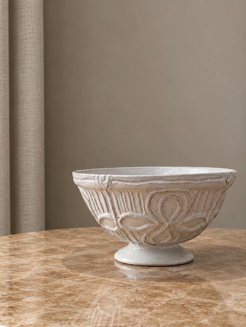 Embroidered Clover Bowl