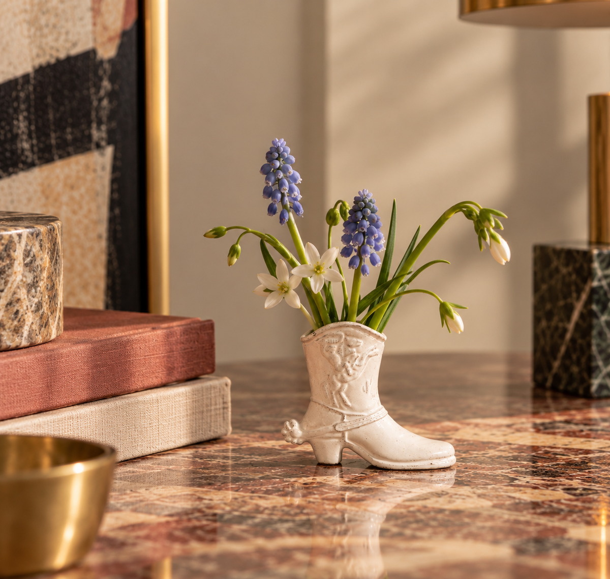 Tucson Small Right Boot Vase