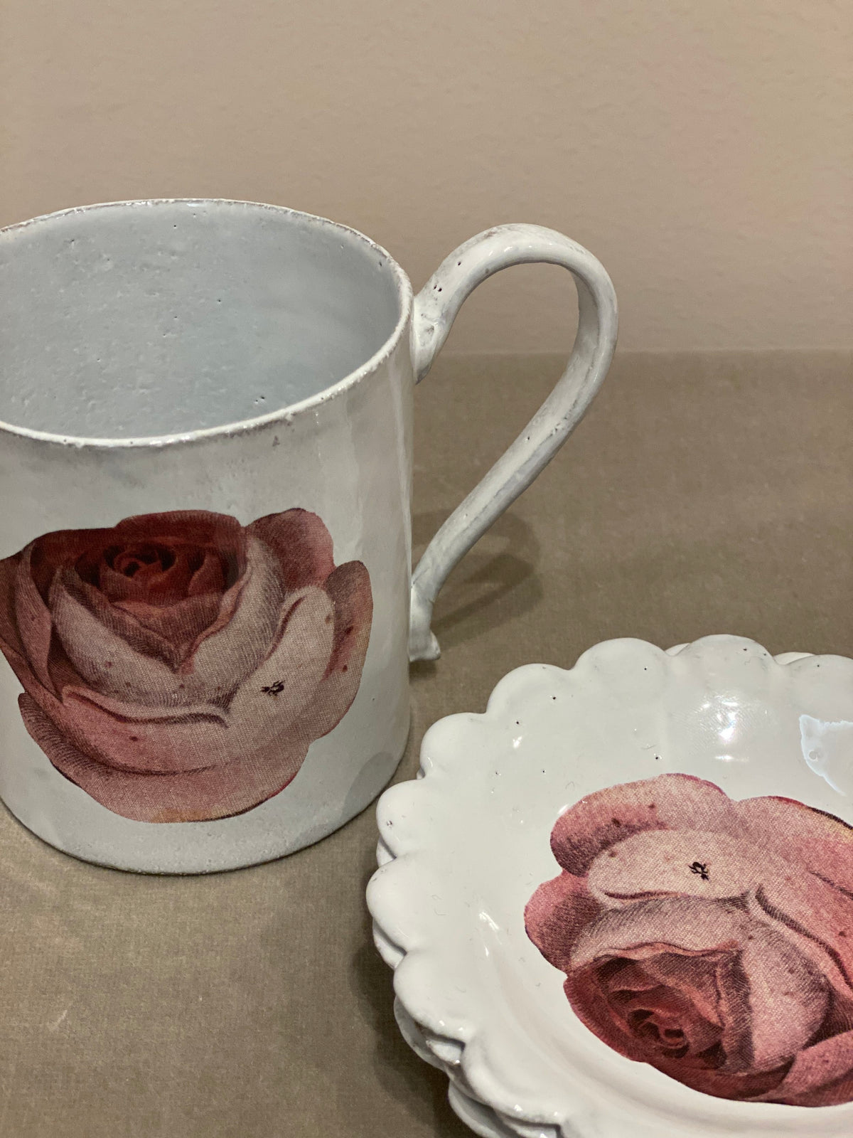 Rose and Insect Mug