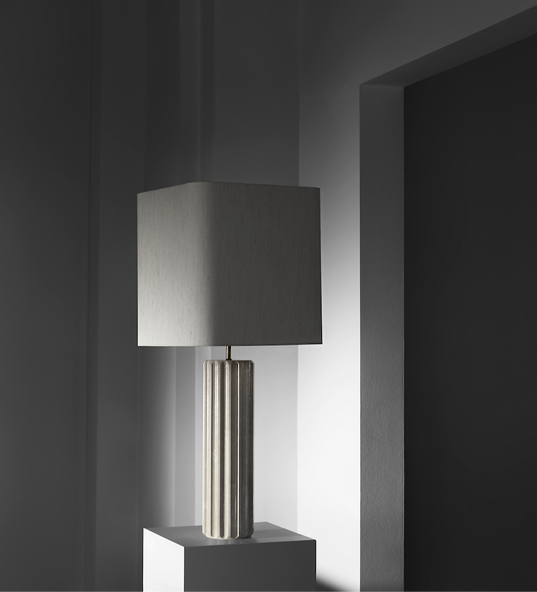 Proud Tablelamp Grande XL White  Marble