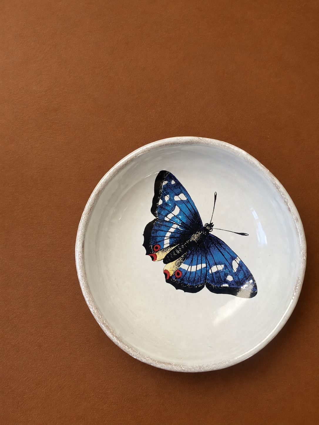 Dark Blue Butterfly Dish