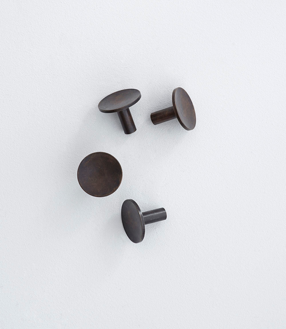 Large KBH Knob Dark Brass