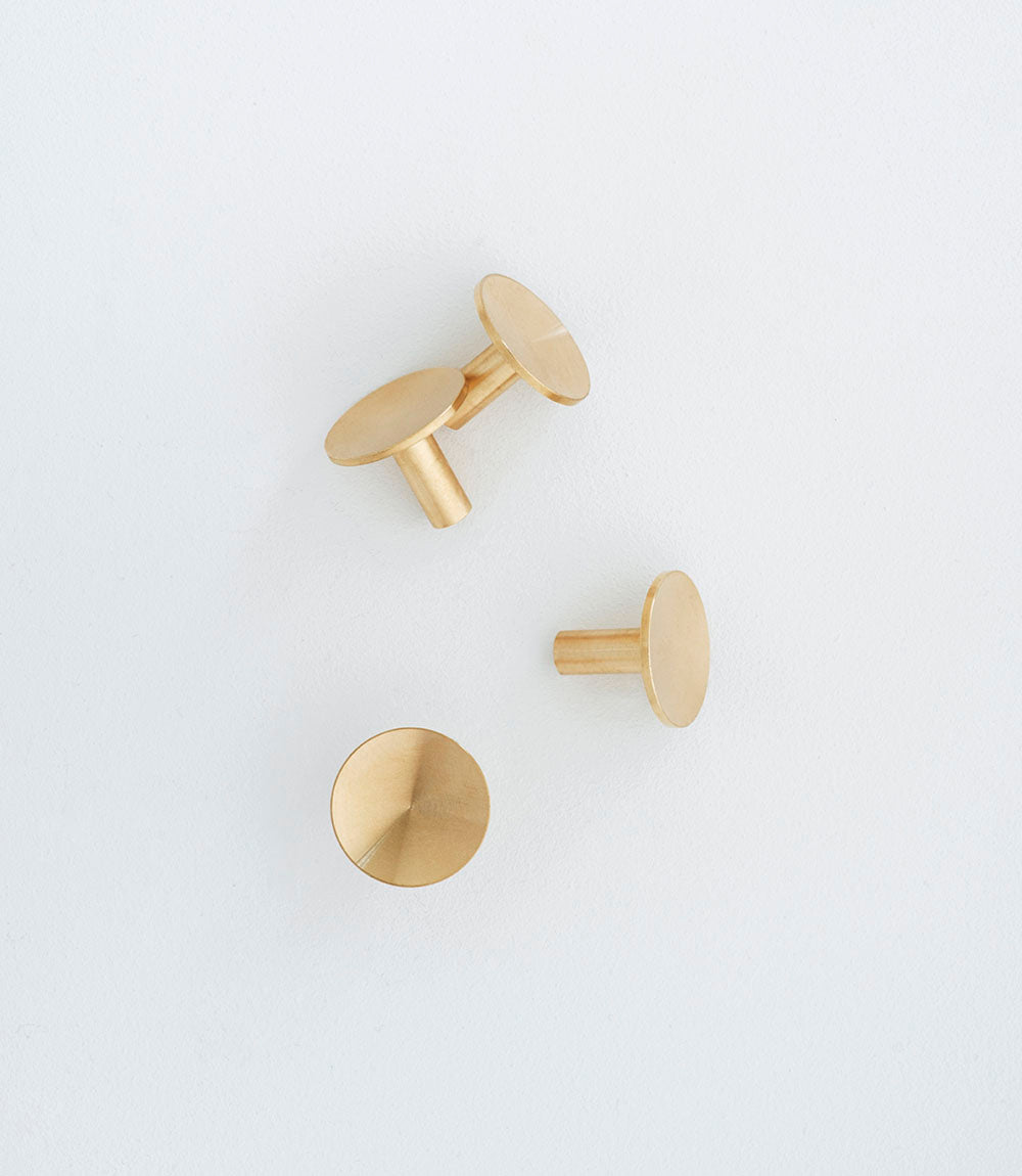 Large KBH Knob Brass