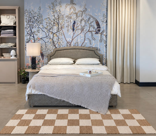 HEIM Checkered Jute Rug 80cm x 240cm