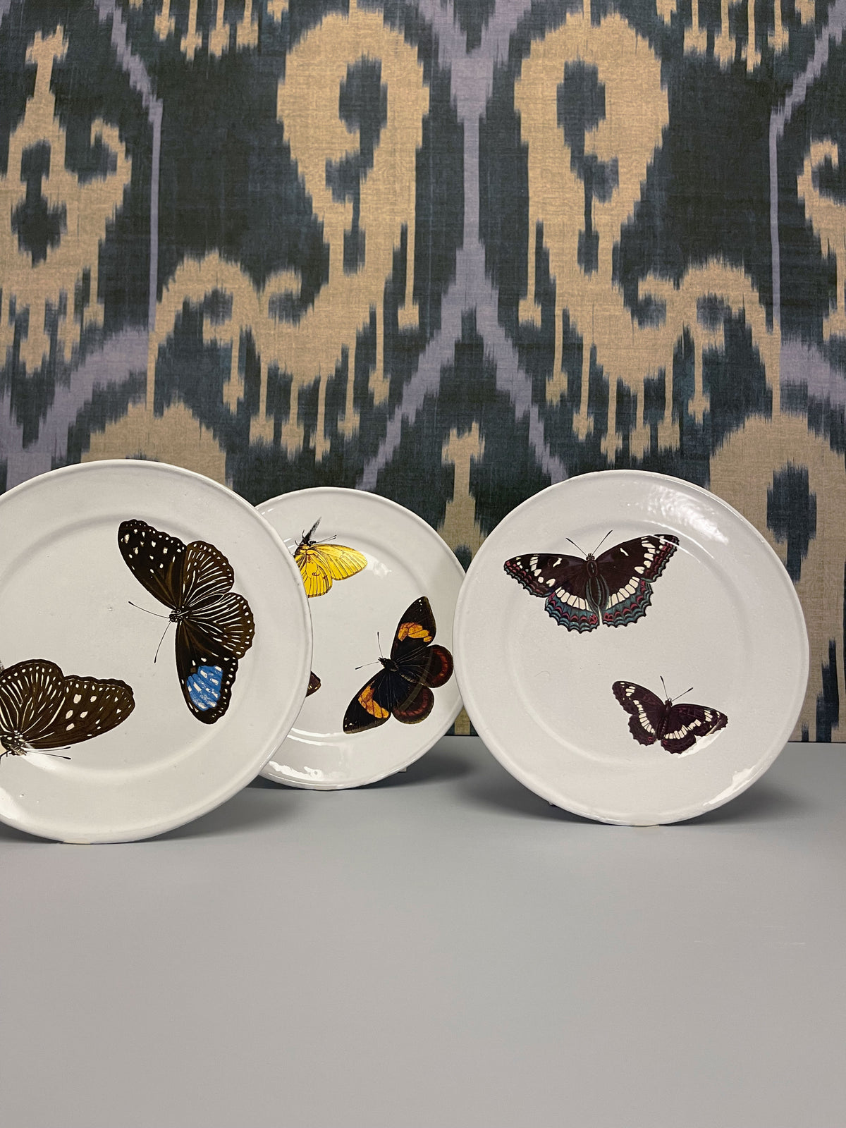 Two Flying Butterflies Plate