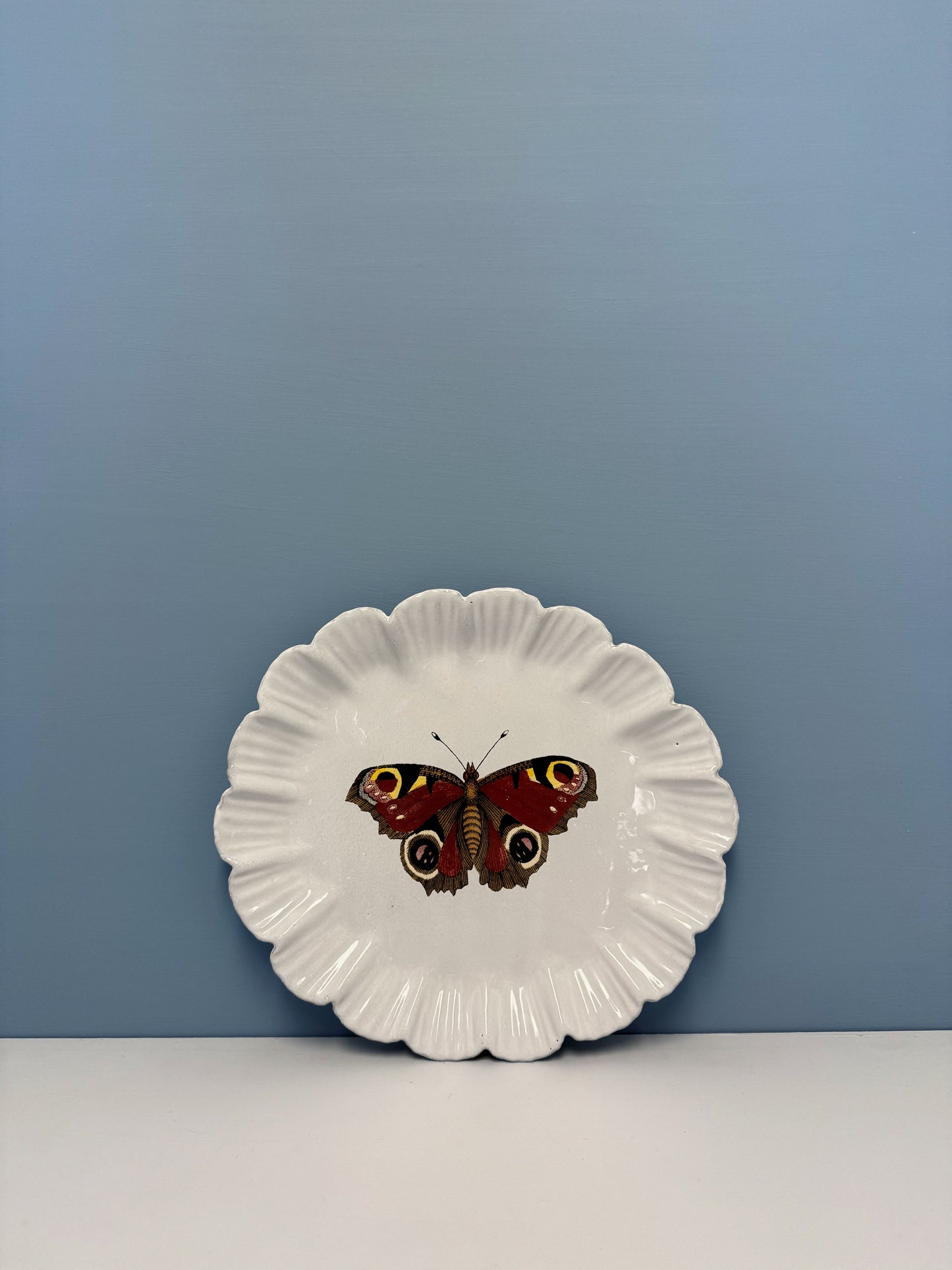 Burgundy Butterfly Plate