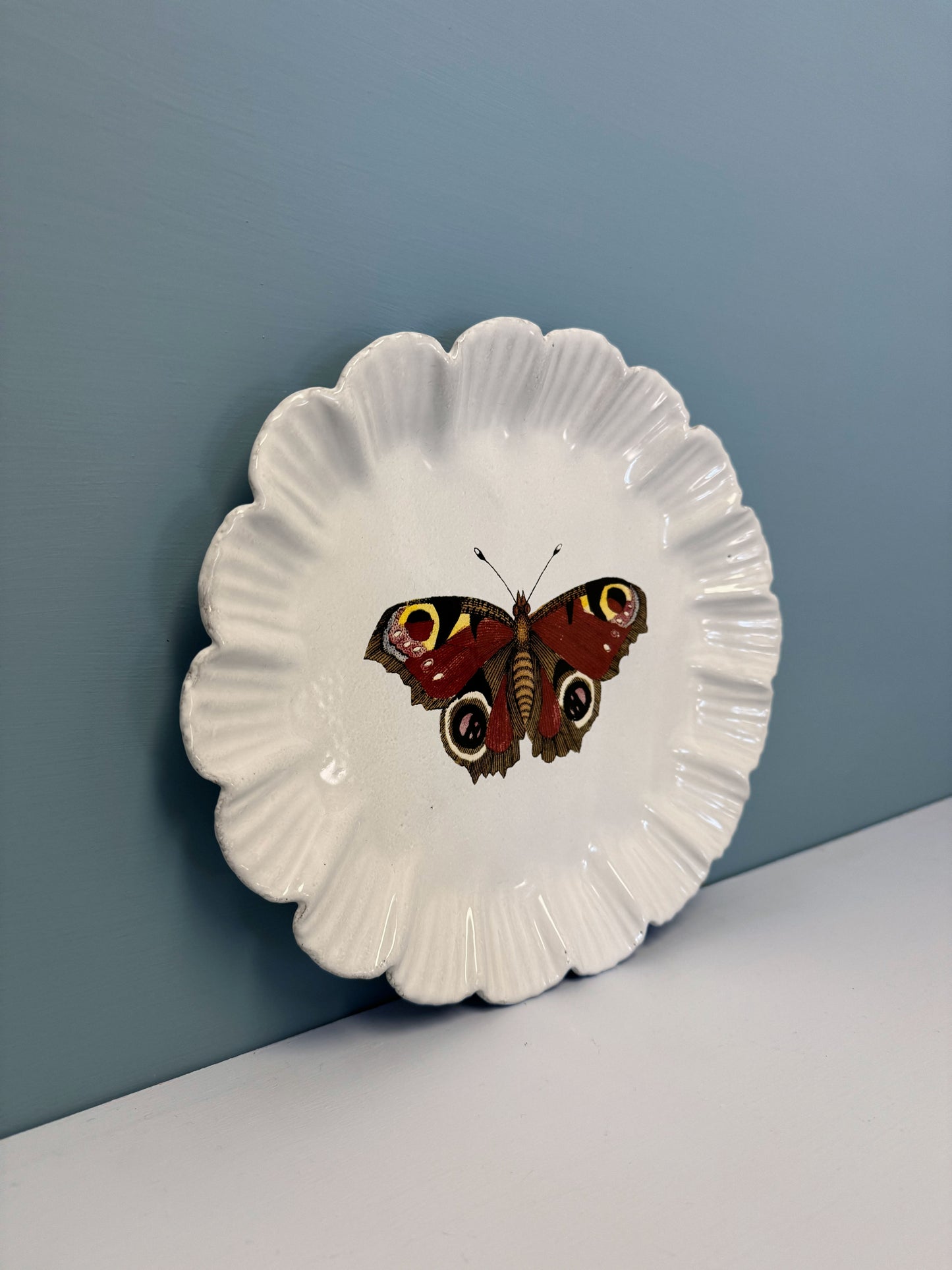 Burgundy Butterfly Plate