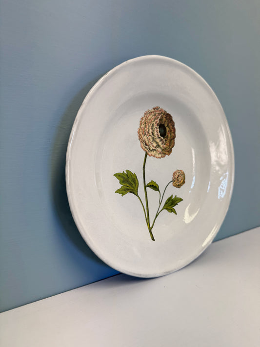 Indian King Ranculus Soup Plate