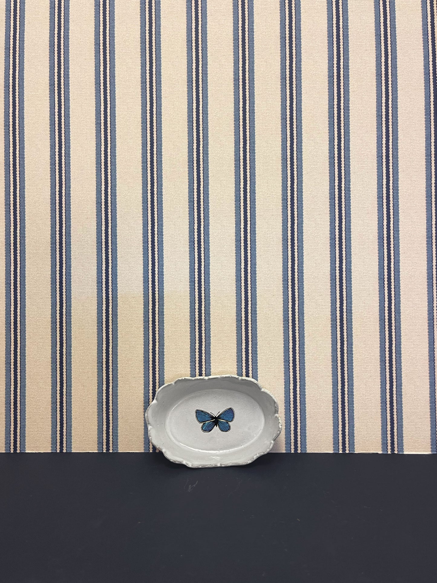 Blue Butterfly Dish