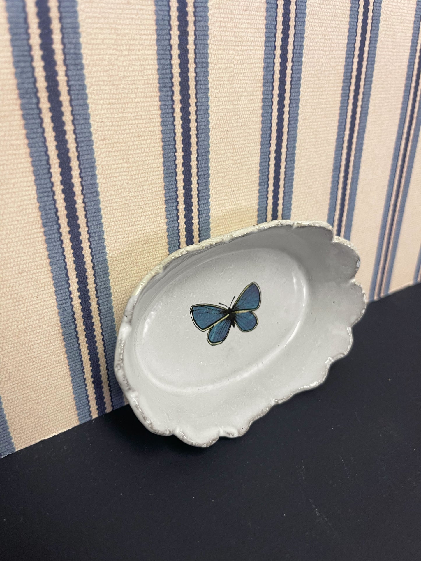 Blue Butterfly Dish