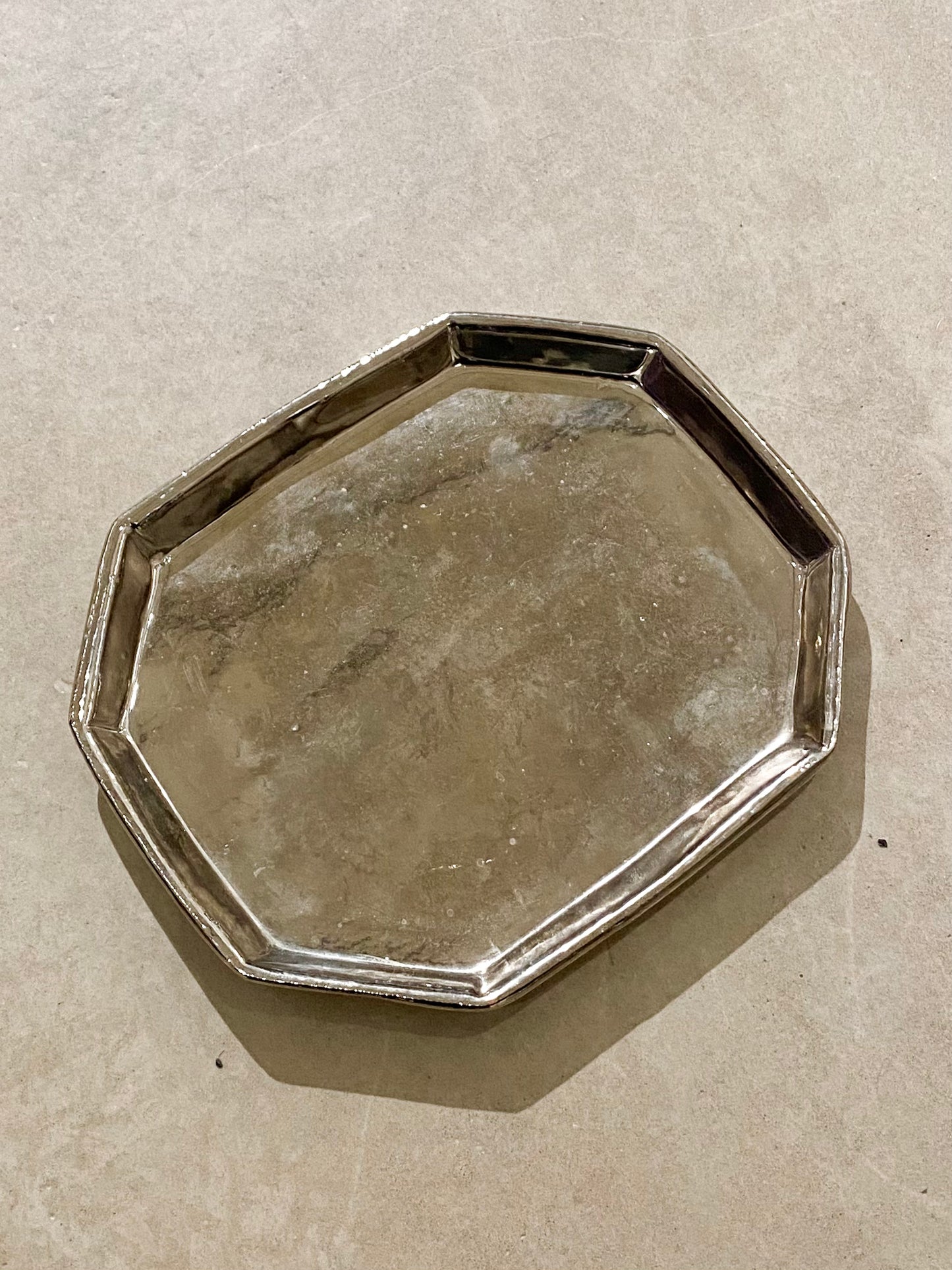 Octave Silver Dessert  Plate