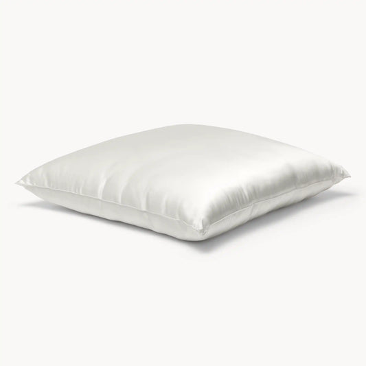 Nordic White Silk Queen Pillow (60 x 63)