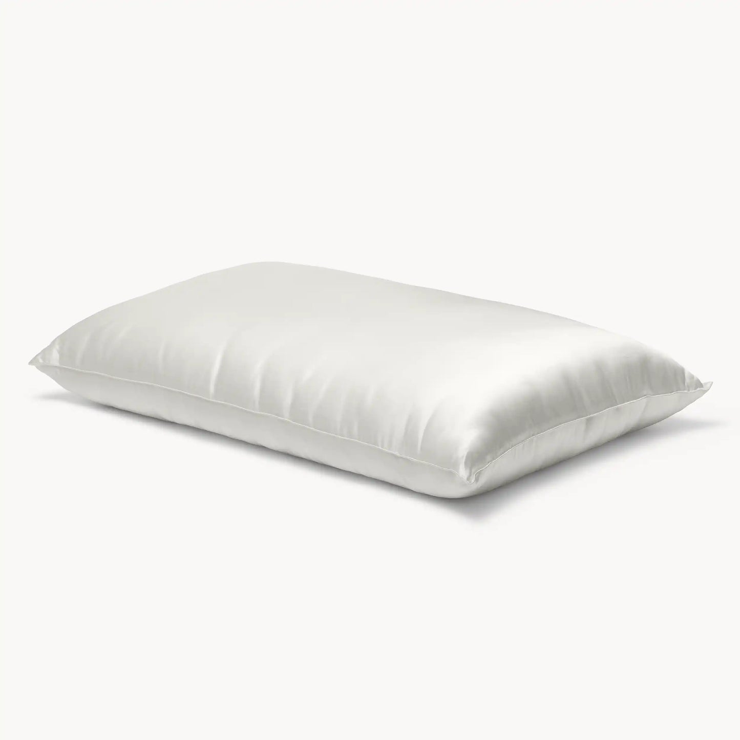 Nordic White Silk Queen Pillow (50 x 75)