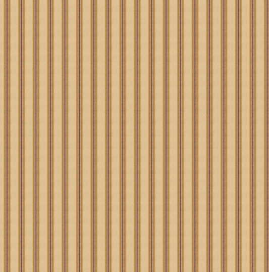 Somerton Stripe Wallpaper Ochre by Mulberry