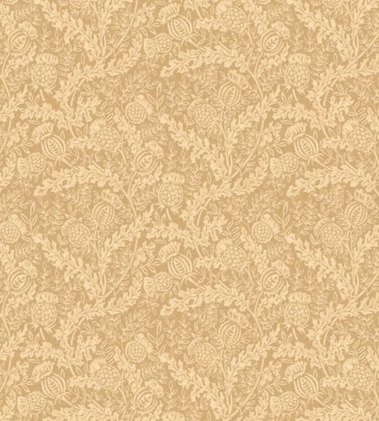 Thistle Wallpaper Ochre by Mulberry