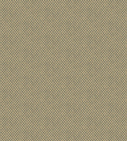 Basketweave Wallpaper Teal by Mulberry