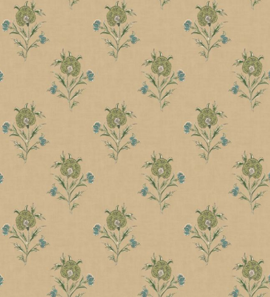 Somerton Wallpaper Emerald by Mulberry