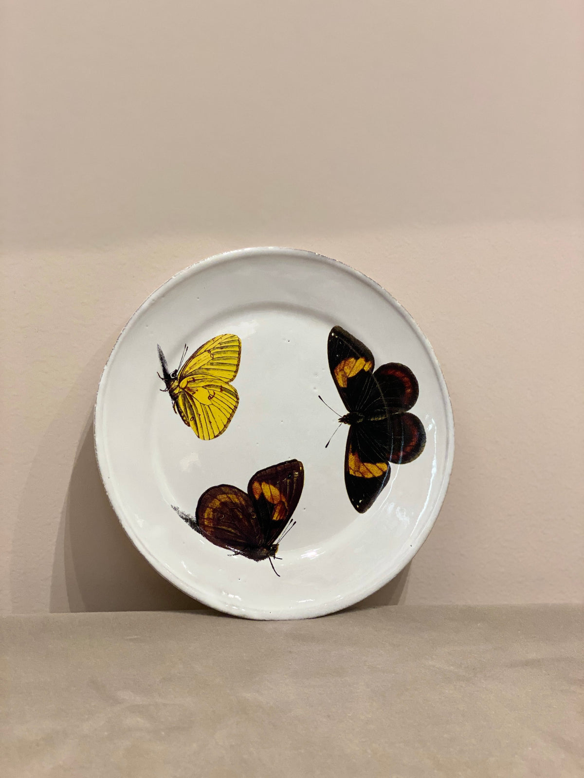 Three Butterflies Plate