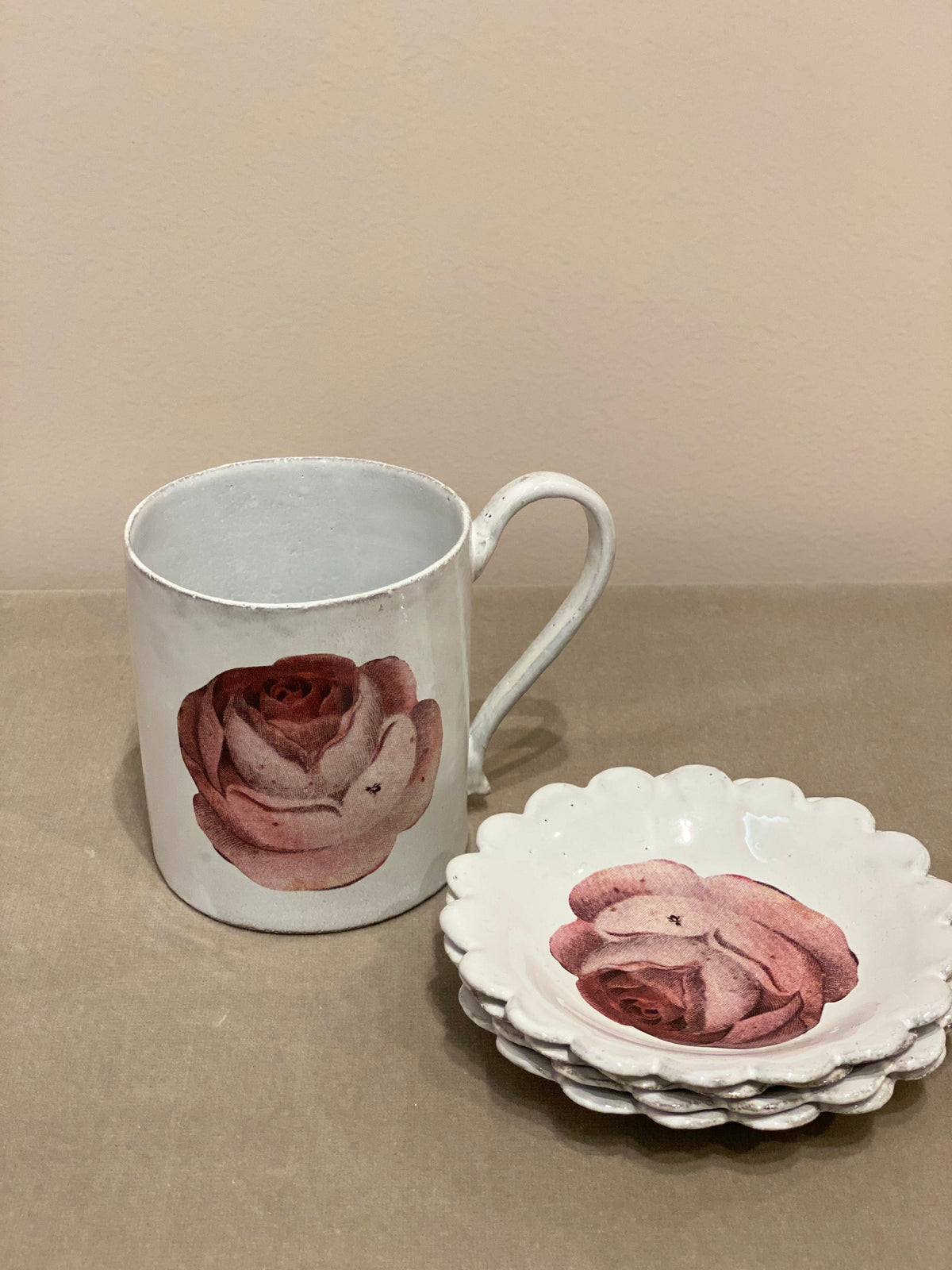 Rose and Insect Mug