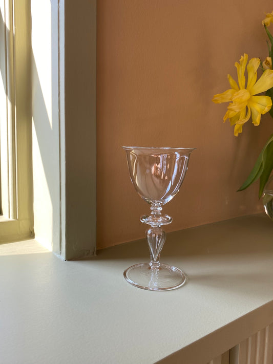 Wine Glass with Rim